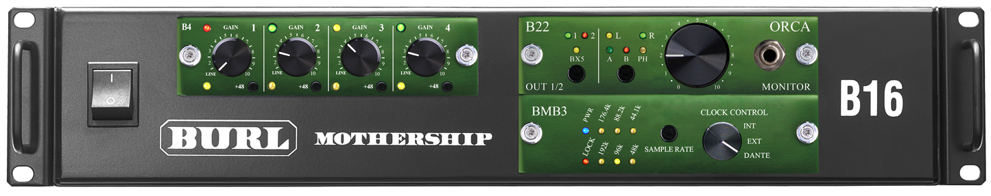 Burl B22 Orca Control Room Monitor Card