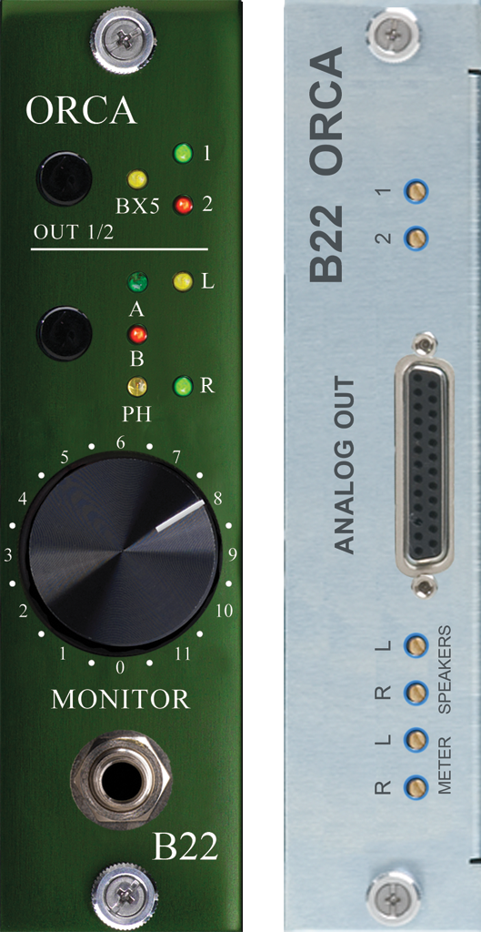 Burl B22 Orca Control Room Monitor Card