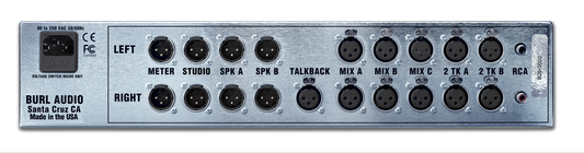 Burl Audio B26 Orca rear panel