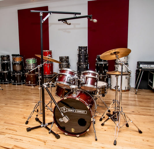Base 4 Stands Big Tree Stereo Kit in a studio