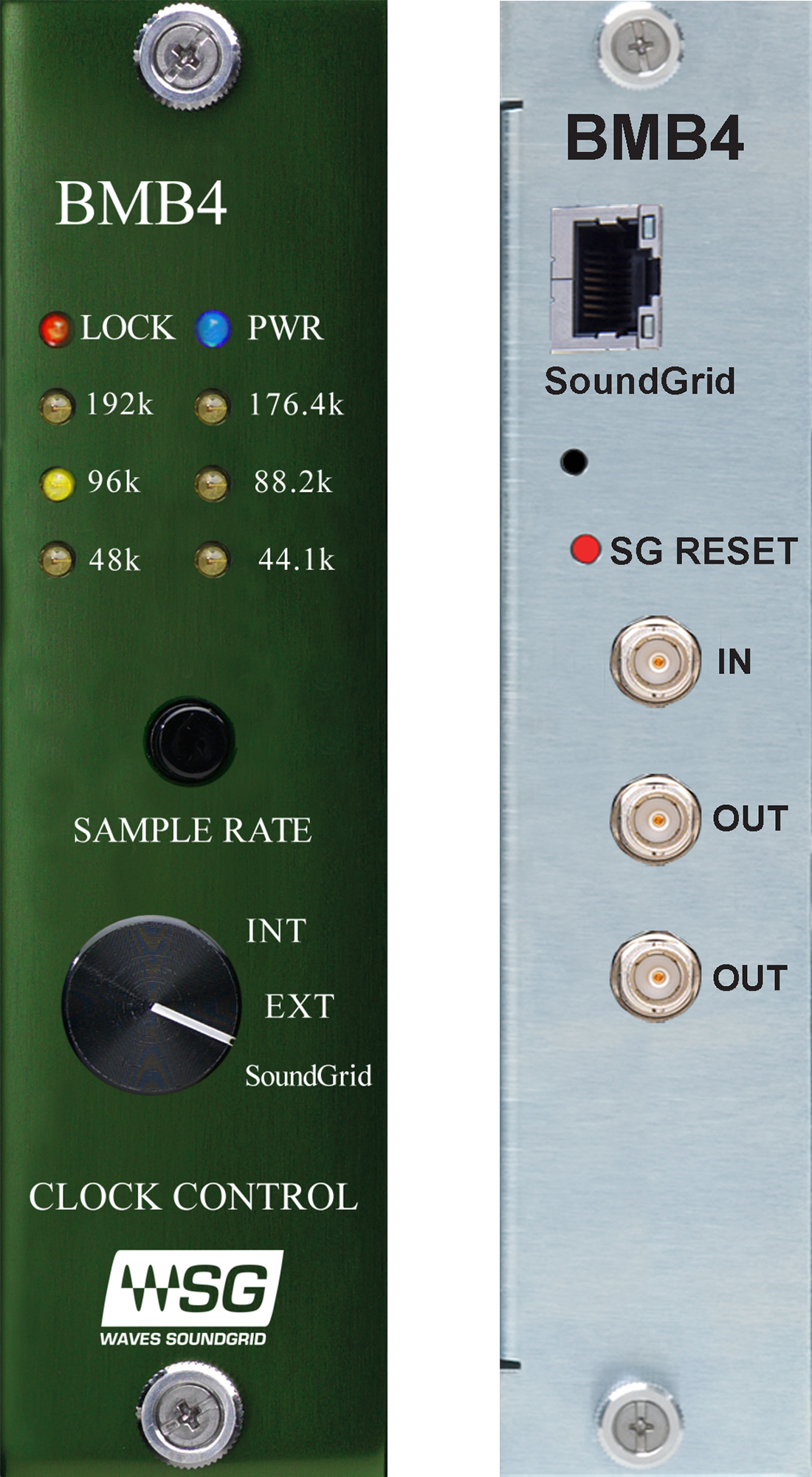 Burl Audio BMB4 SoundGrid motherboard front and back