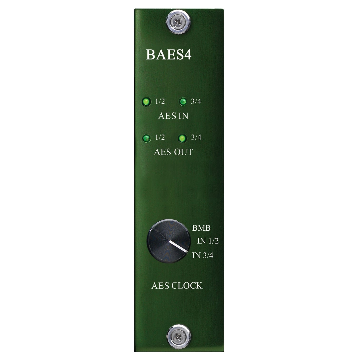 Burl Audio BAES4 AES/EBU Digital I/O Card Frontplatte