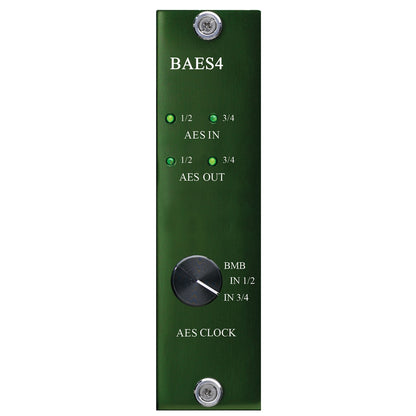 Burl Audio BAES4 AES/EBU Digital I/O Card Frontplatte