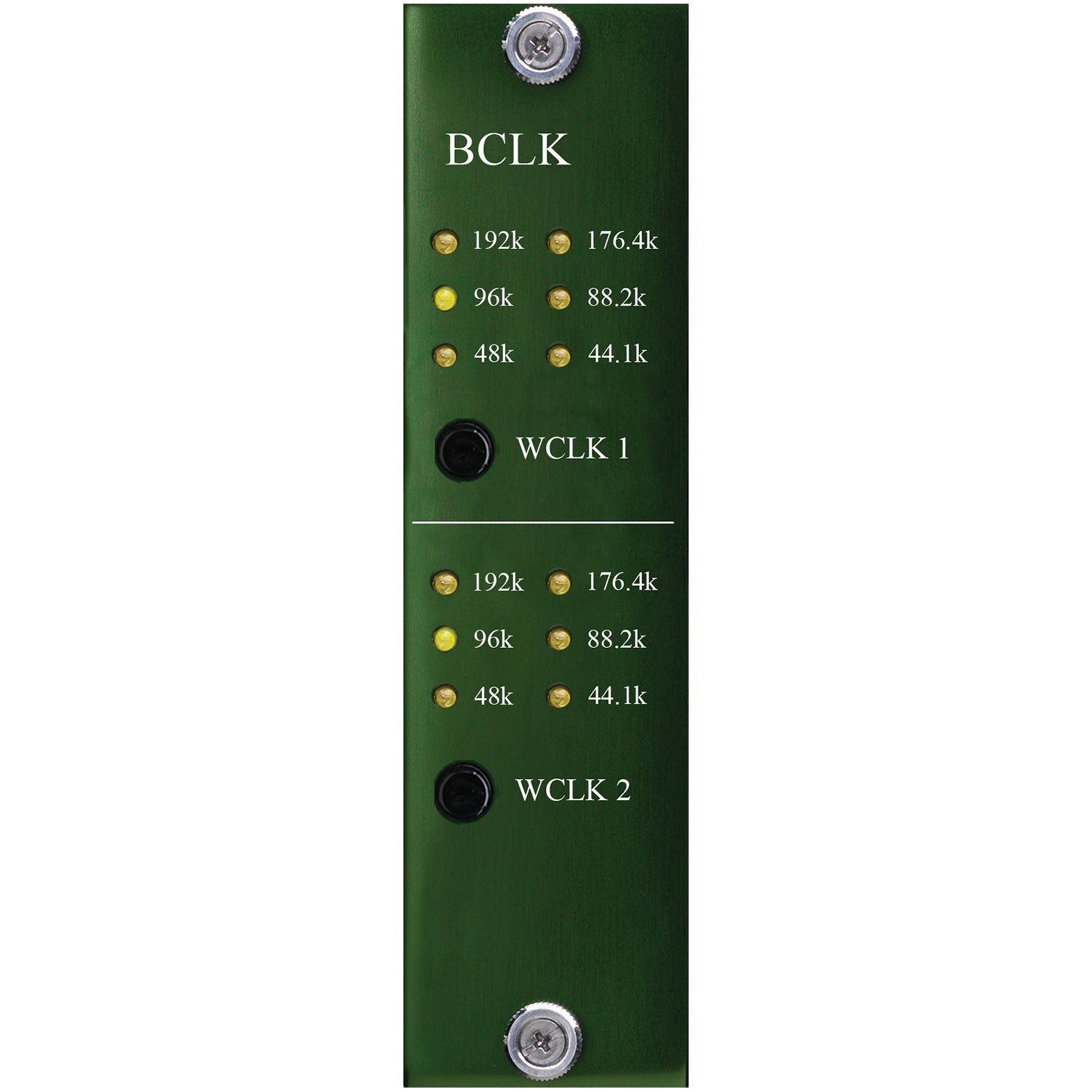 Burl Audio BCLK Word Clock Card Frontplatte