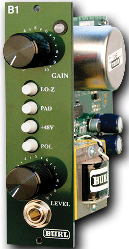 Burl Audio B1 500-Series Mic Preamp Seitenansicht