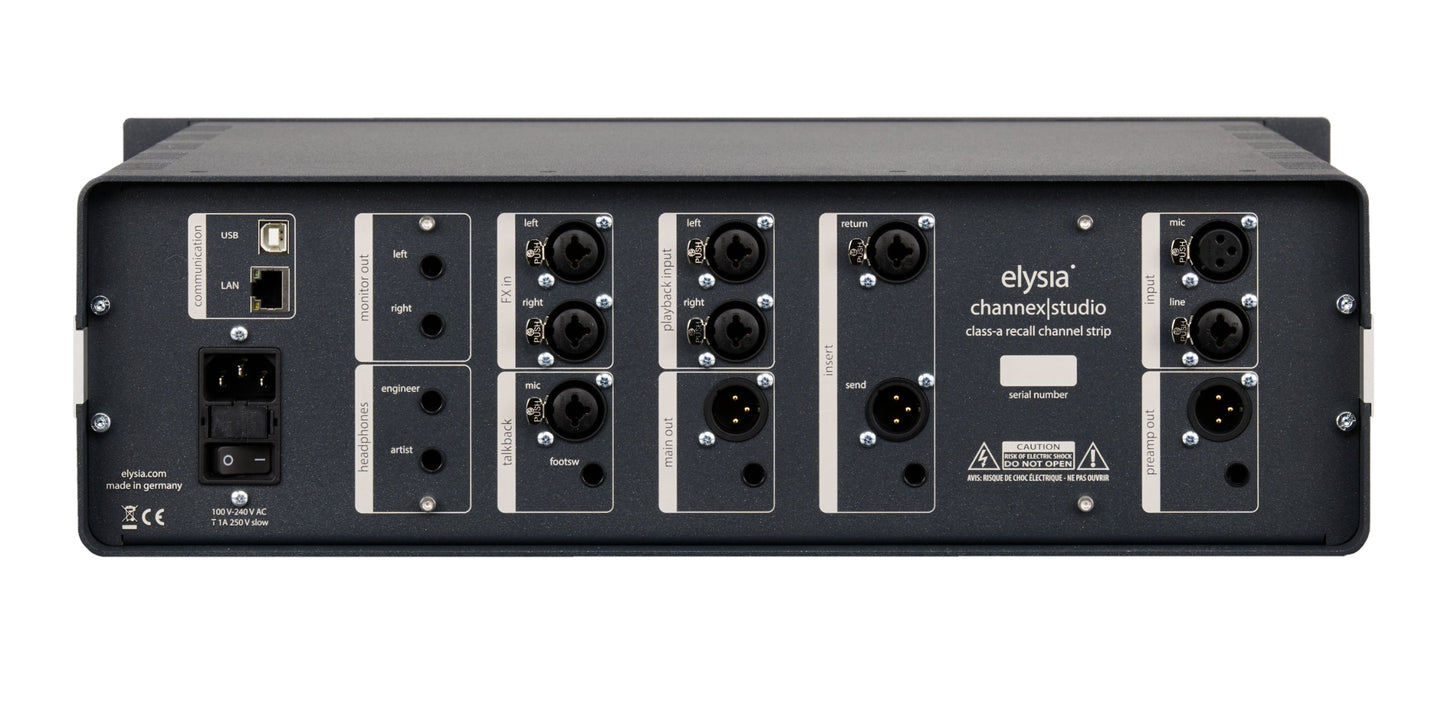 Elysia channex|studio - Rear