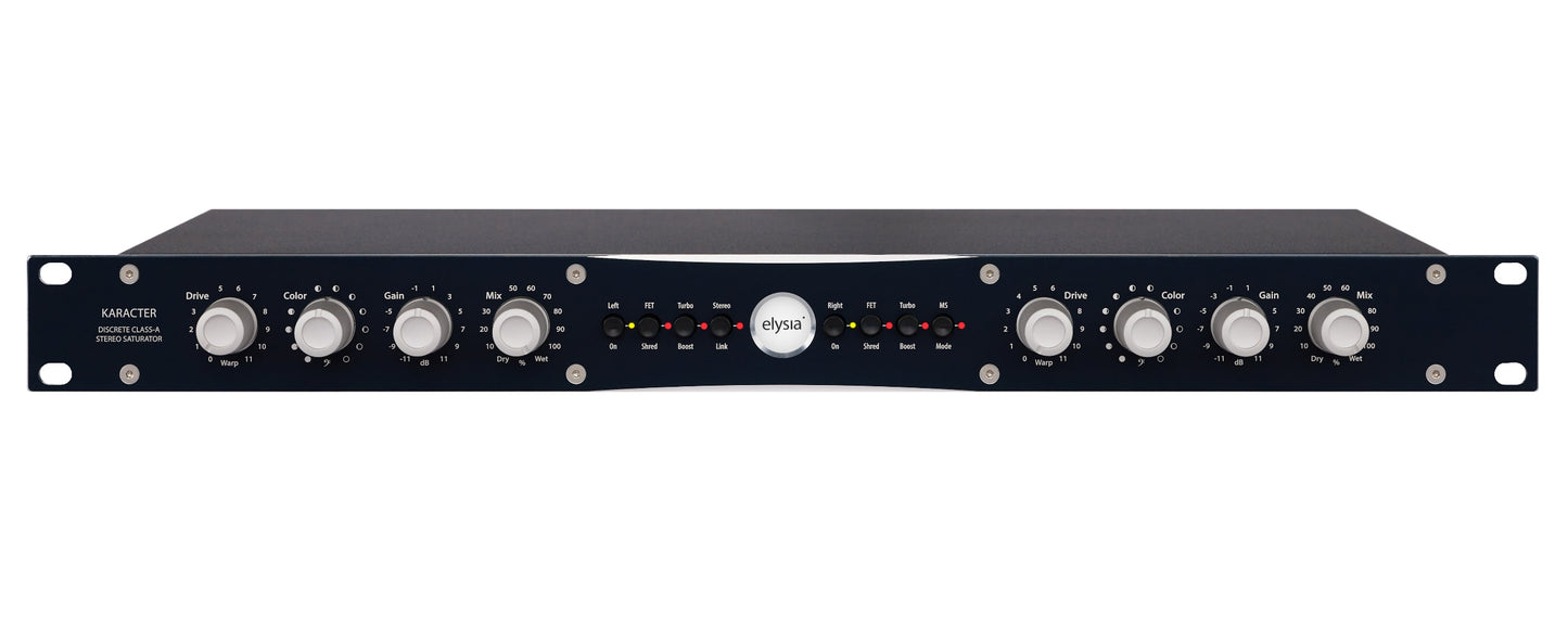 Elysia karacter 19 inch Rack - Front