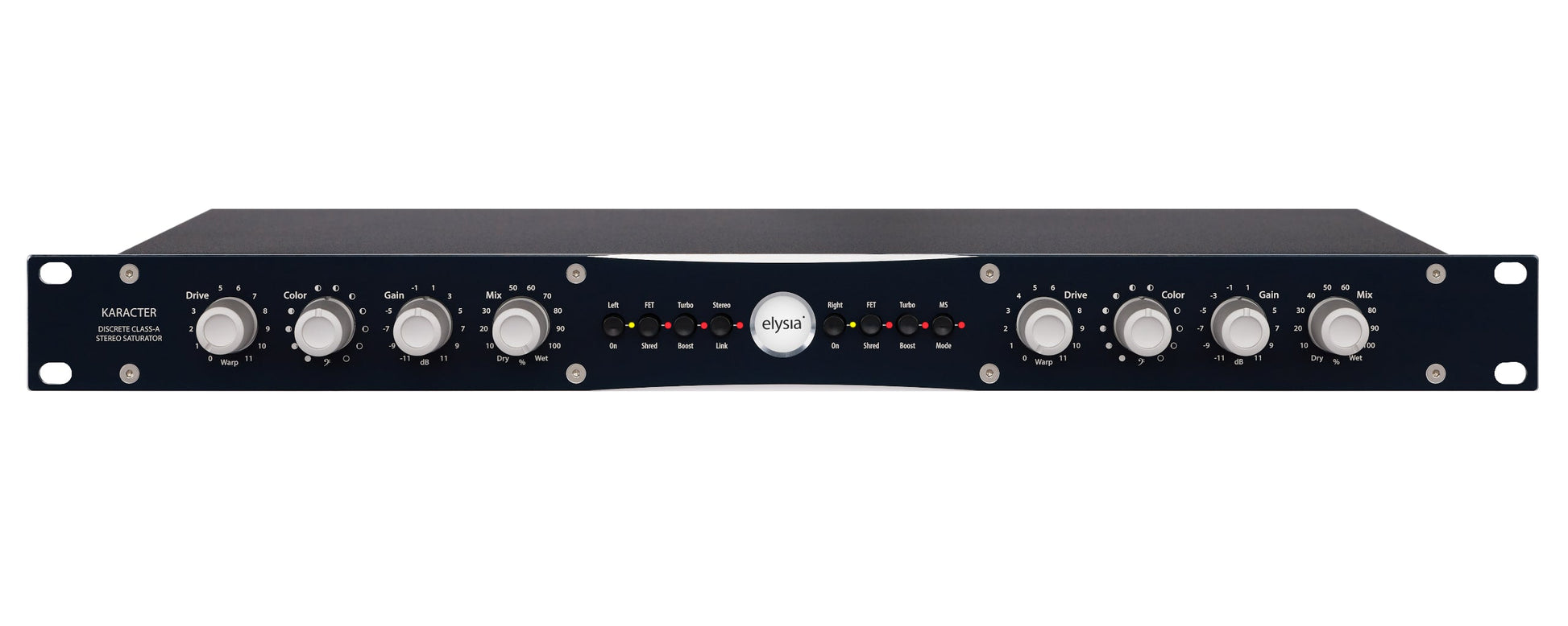 Elysia karacter 19 inch Rack - Front