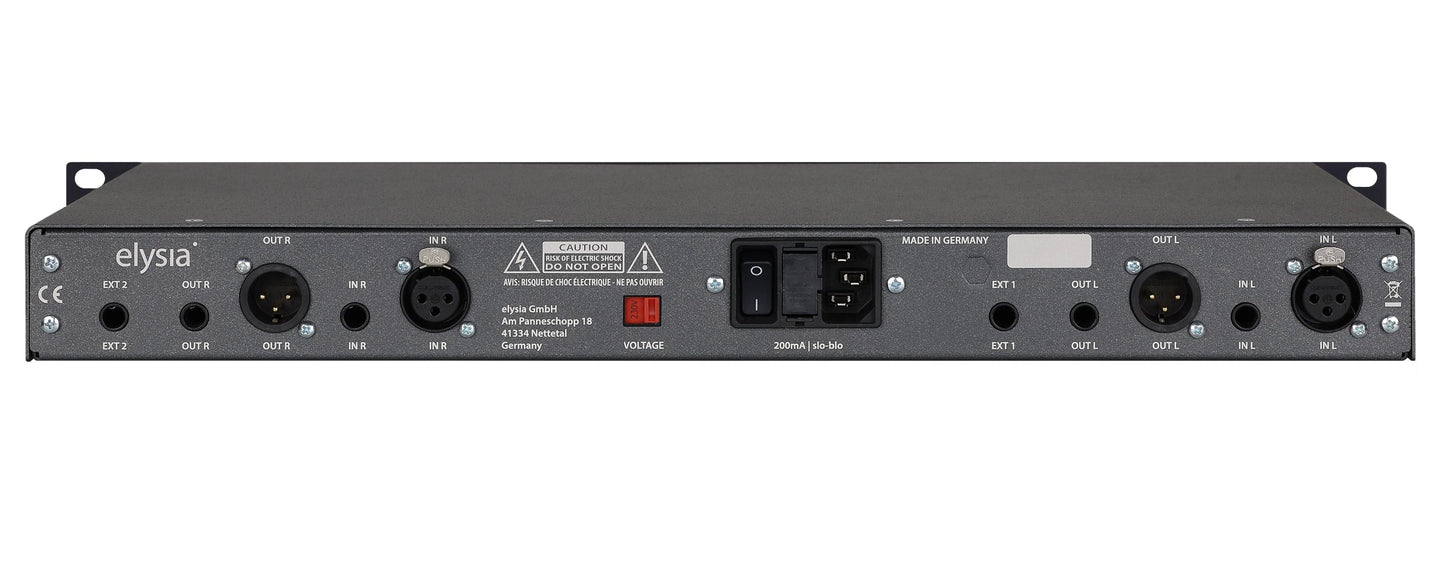Elysia xfilter 19 inch Rack - Rear