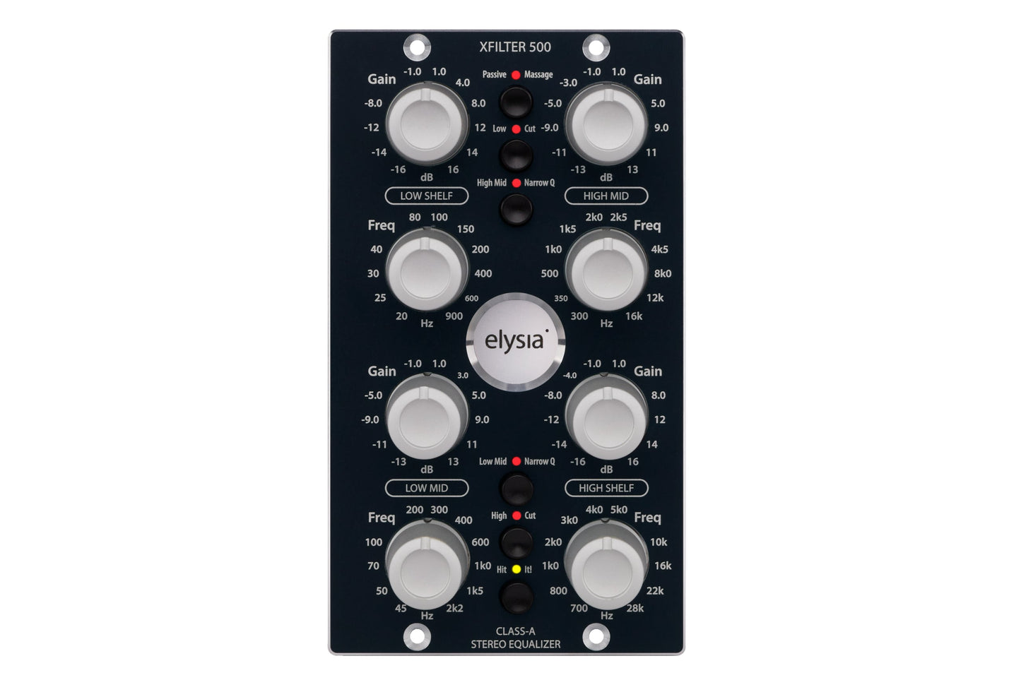 Elysia xfilter 500 - Front