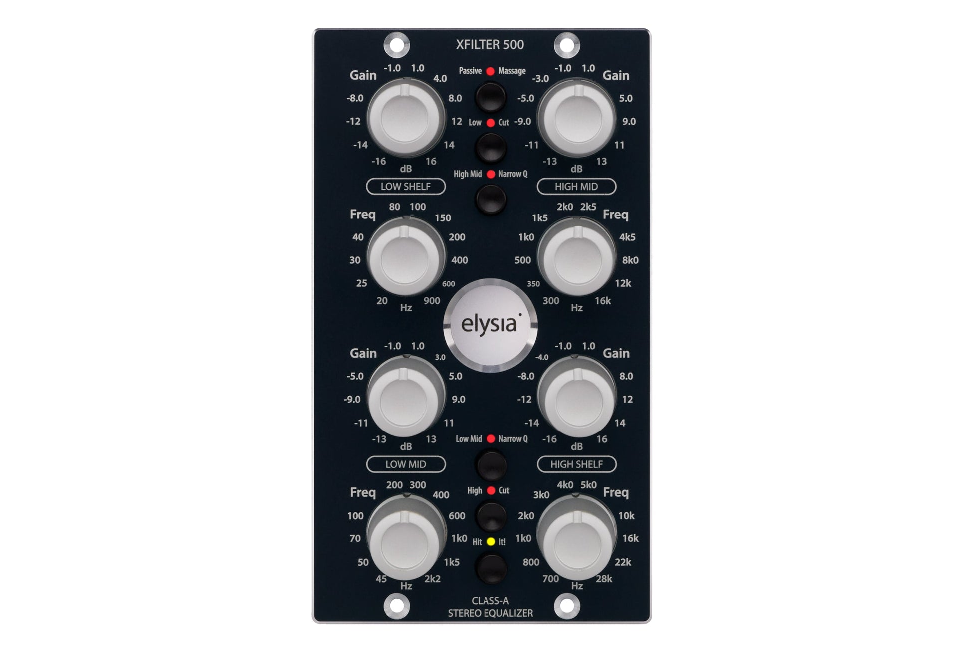 Elysia xfilter 500 - Front