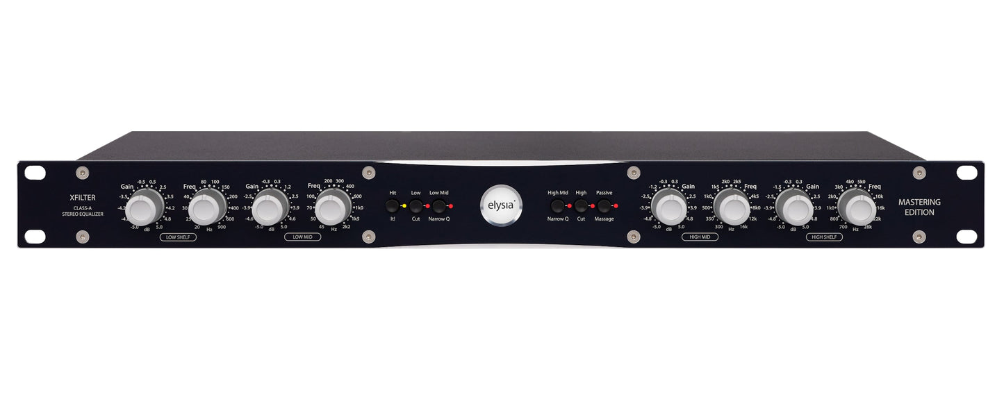 Elysia xfilter Mastering Edition - Front